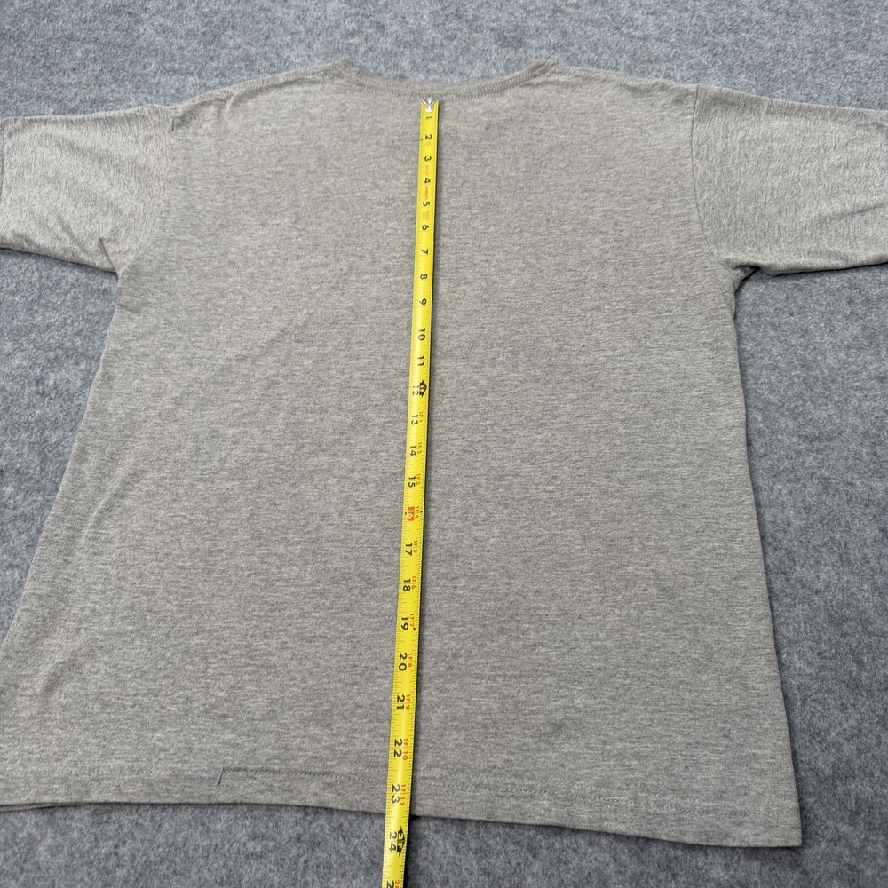 USA Made in America 2016 T-Shirt Men's Medium Gray Cotton Blend Patriotic Flag - Picture 12 of 14